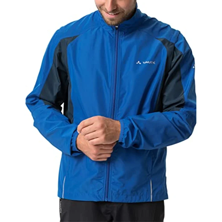 Vaude Men's Dundee Classic ZO Jacket, Fahrradjacke für Herren, winddicht, wasserabweisend, atmungsaktiv, blau, Größe 3XL – Bild 3