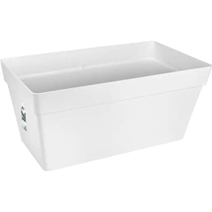 elho Loft Urban Terrace 70 - Übertopf für Außen - Ø 69.3 x H 32.5 cm - Weiß/Weiss