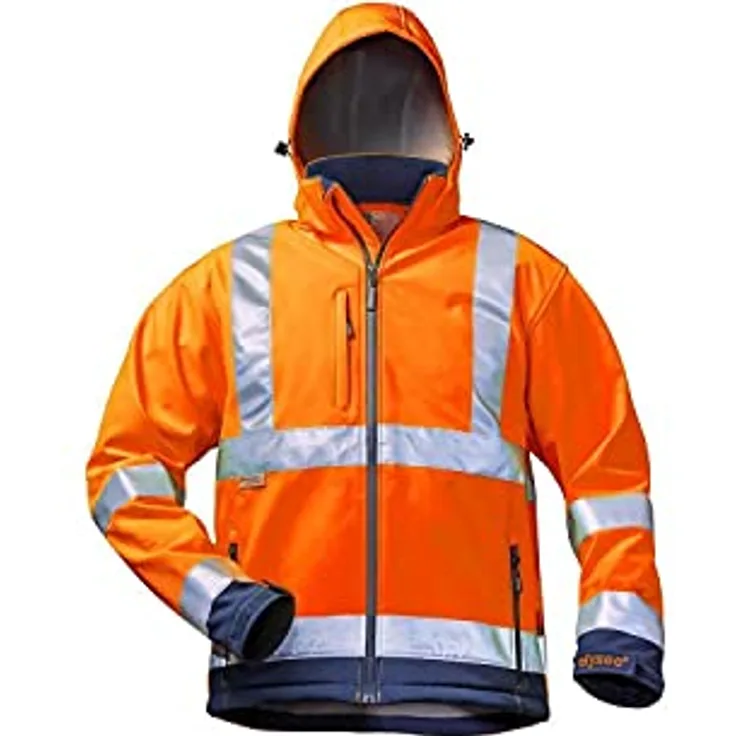 Elysee Warnschutz-Softshelljacke Elysee Orange/Marineblau, EN 471/3
