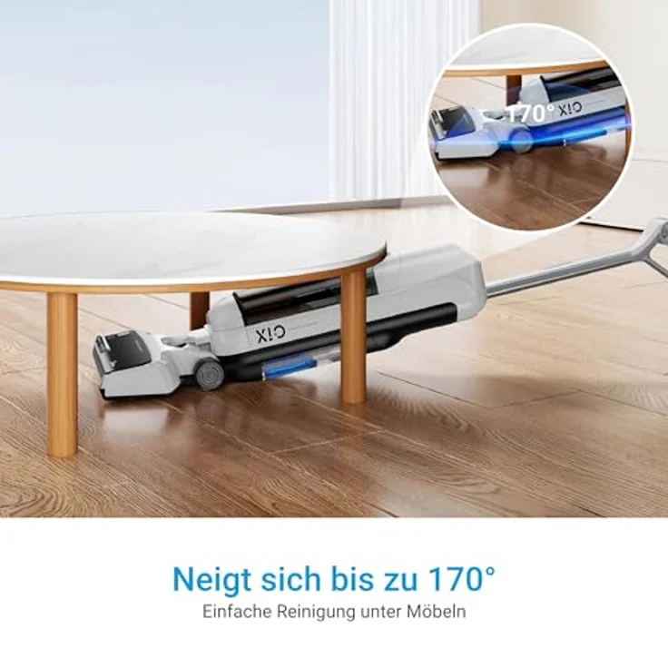 Midea Nass-Trocken-Akkusauger X 10 black, 3 IN 1 Funktion, Selbstreinigung, Kantenreinigung – Bild 6