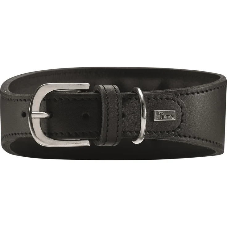 Hunter Windhund-Halsband Super Soft schwarz S-M – Bild 1
