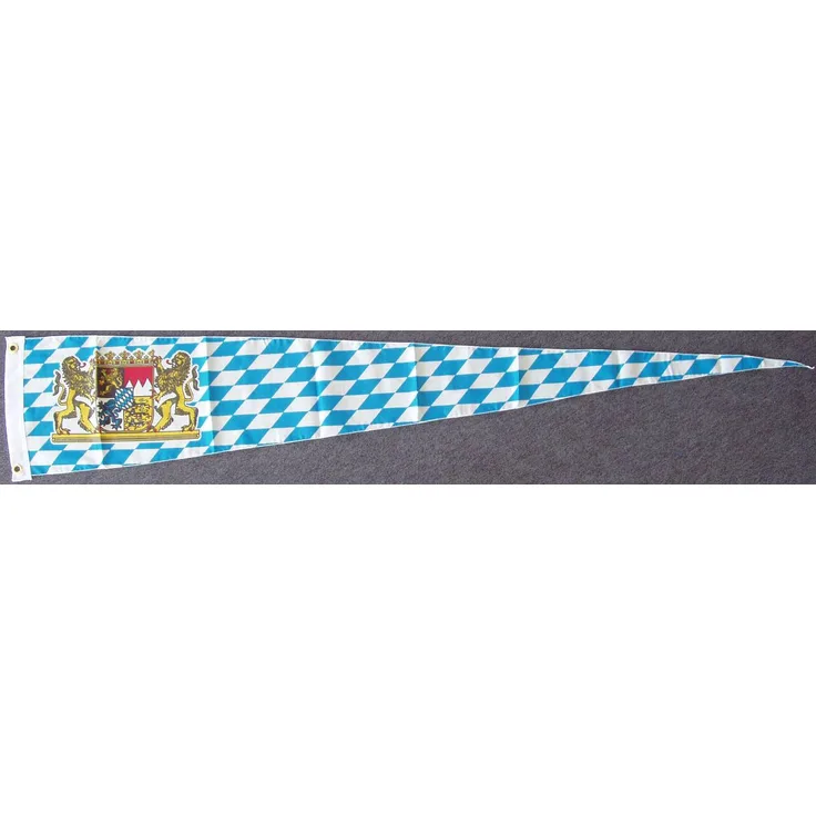 Wimpel Bayern mit Wappen und Löwen 80 g/m² ca. 30 x 150 cm