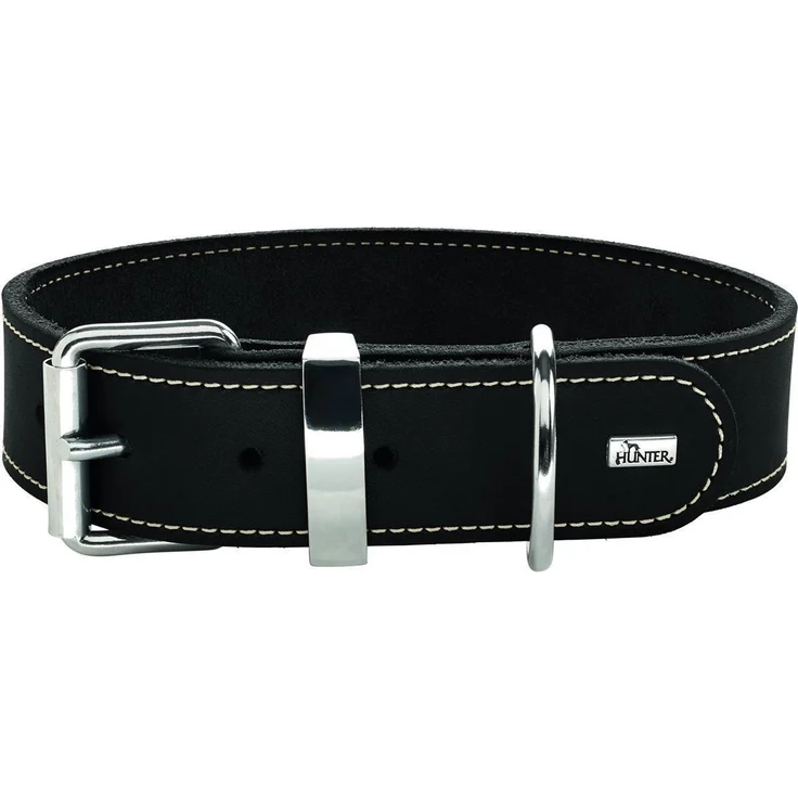 Hunter Hunde-Halsband Aalborg Special schwarz M-L