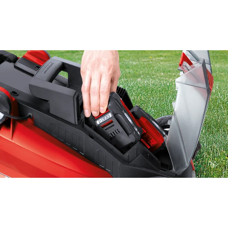 Einhell Akku-Rasenmäher GE-CM 36 Li Kit - Li-Ion, (2x3,0 Ah), bis 300 m², 36 cm Schnittbreite, 6-stufige zentrale Schnitthöhenverstellung, inkl. 2x 3,0 Ah Akkus + 2x Ladegeräte – Bild 9