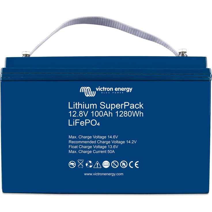 Victron Lithium SuperPack 12,8V/100Ah (M8) Hochstrom – Bild 1
