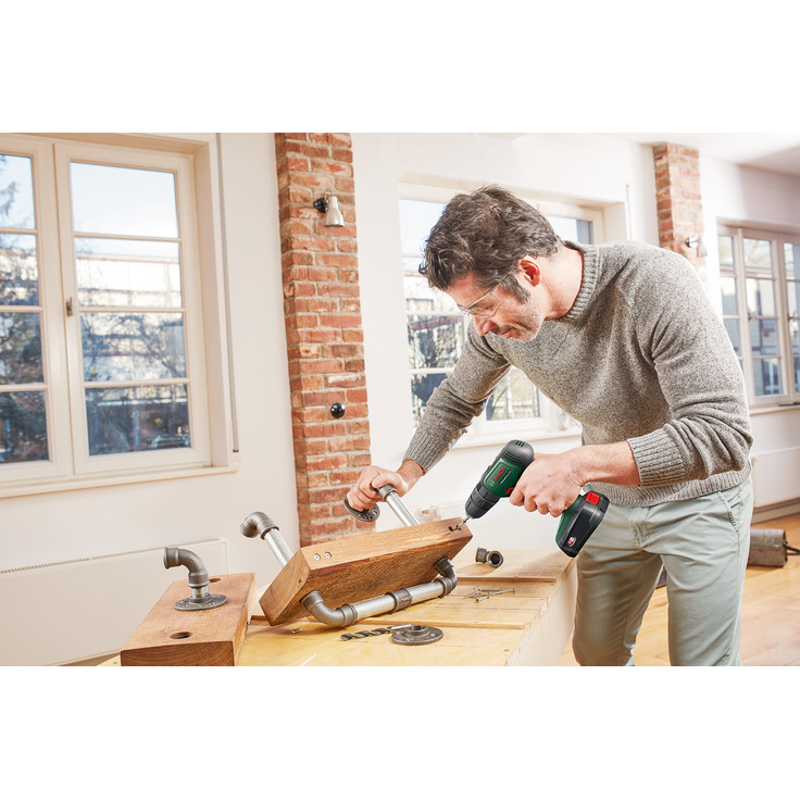 Bosch UniversalImpact 18V 06039D4101 Power for All 18V Akku-Schlagbohrschrauber 1 x 1,5 Ah mit Akku mit Ladegerät mit Tragekoffer – Bild 5