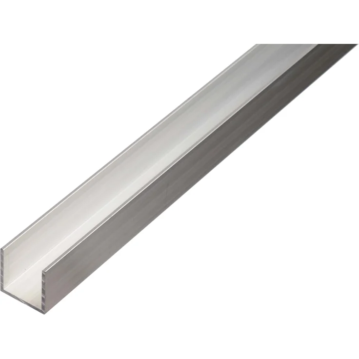 Alberts U-Profil | Aluminium, natur | 1000 x 15 x 15 mm 
(474362) – Bild 1