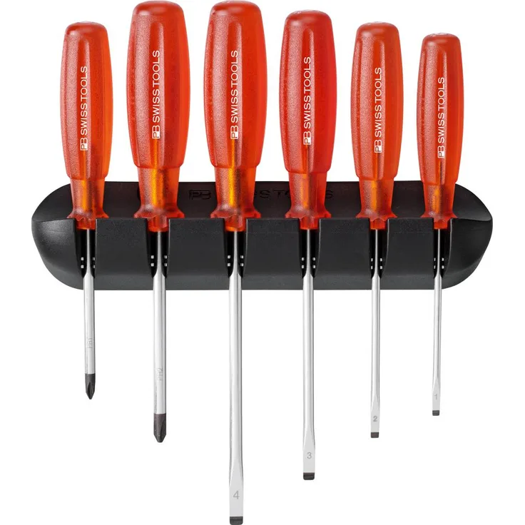 Schraubendreher-Satz 6-teilig Schlitz PH im Wandhalter Multicraft PB Swiss Tools