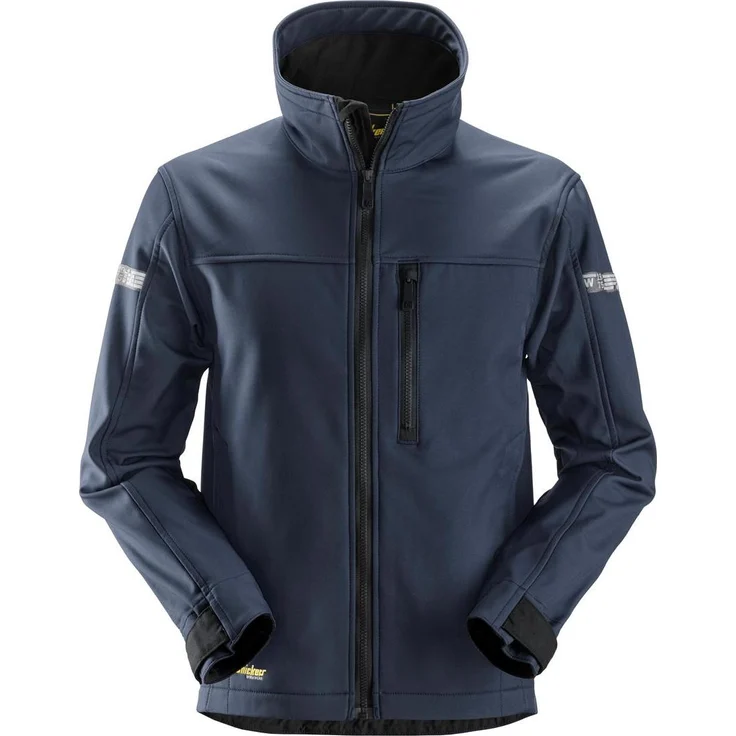 Hultafors AW Softshell Jacke, winddicht und wasserabweisend, navy, Größe M, mit CORDURA®-Verstärkungen und YKK 2-Wege-Reißverschluss
