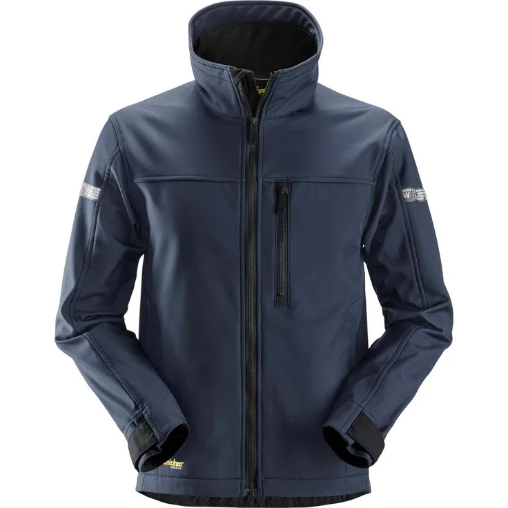 Hultafors AW Softshell Jacke, winddicht und wasserabweisend, navy, Größe M, mit CORDURA®-Verstärkungen und YKK 2-Wege-Reißverschluss