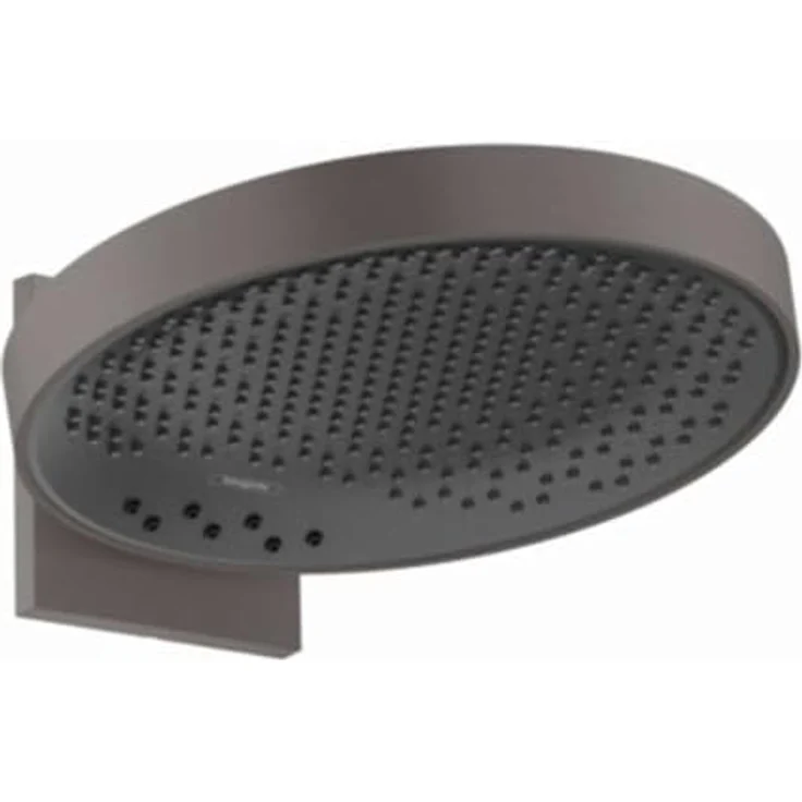 hansgrohe Rainfinity 3jet Kopfbrause mit Brausearm, schwarz chrom gebürstet/graphit, 3 Strahlarten, 28.10 l/min – Bild 1