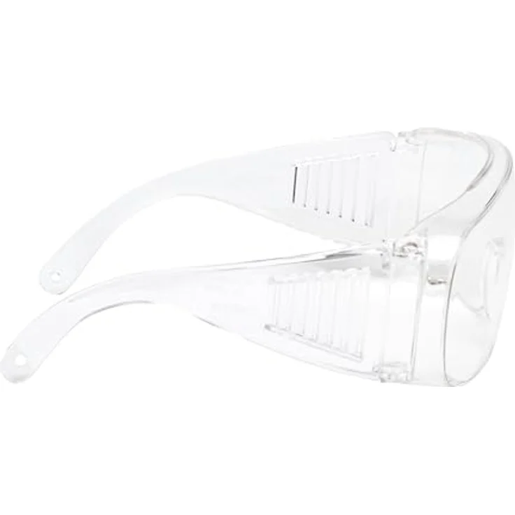 3M VisitorC Schutzbrille für Brillenträger, leichte Elektrowerkzeugarbeiten, Schutz gegen Splitter, 99.9% UV-Schutz, Klare Polycarbonatscheiben – Bild 3