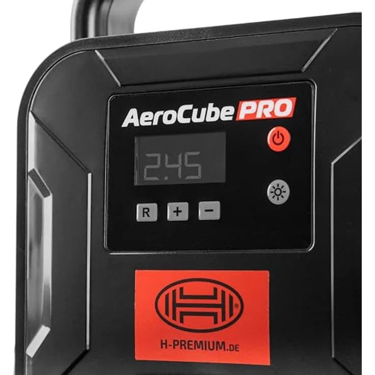 HEYNER® Auto Kompressor 12V elektrische Luftpumpe tragbarer Kompressor 10 bar Zigarettenanzünder – Bild 5