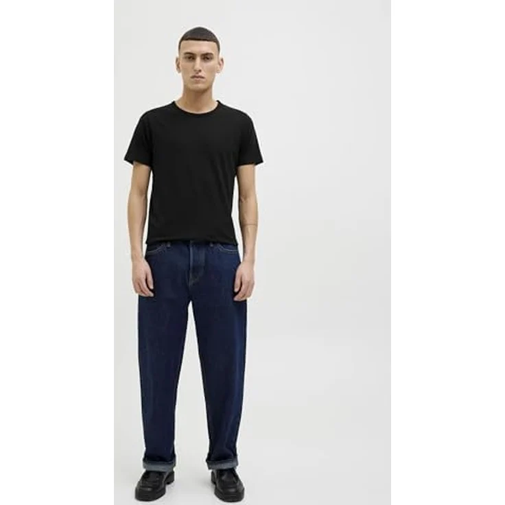 Jack & Jones Basic Shirt, Herren, Schwarz, 2er Pack, atmungsaktiv und bequem – Bild 5