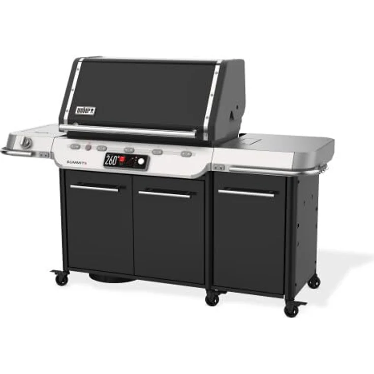 Weber Summit FS38X E, Smart Gasgrill mit 5 Brennern, Touchscreen und Smartphone-Steuerung, schwarz – Bild 1