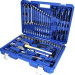 BRILLIANT TOOLS BT024095 1/4" + 1/2" Universal-Werkzeug-Satz, 95-tlg [Powered by KS TOOLS] - Zeitersparnis und Komfort durch 2-Komponenten-Griff, 95-teiliges Set in verschiedenen Größen
