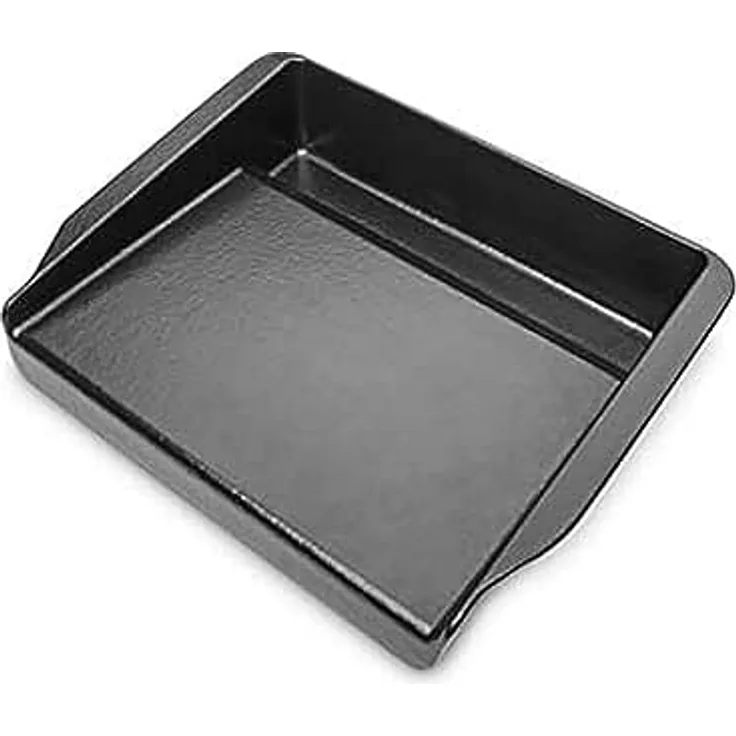 Weber Grillplatte, vielseitige Grillplatte für Frühstück und Grillgerichte, schwarz