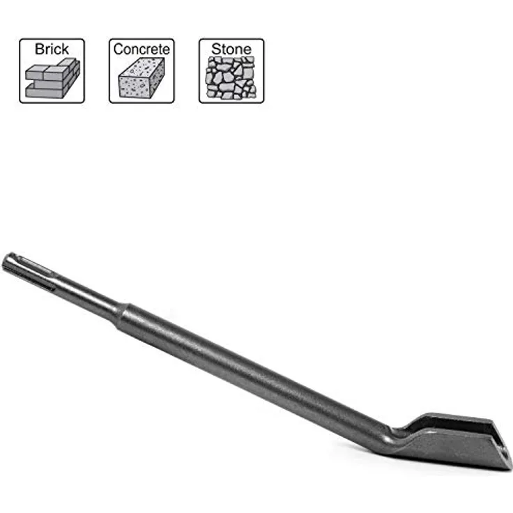 S&R Hohlmeißel SDS-plus 14 x 250 x 22 mm, gehärtet mit speziellem Oberflächenschutz für Industriequalität