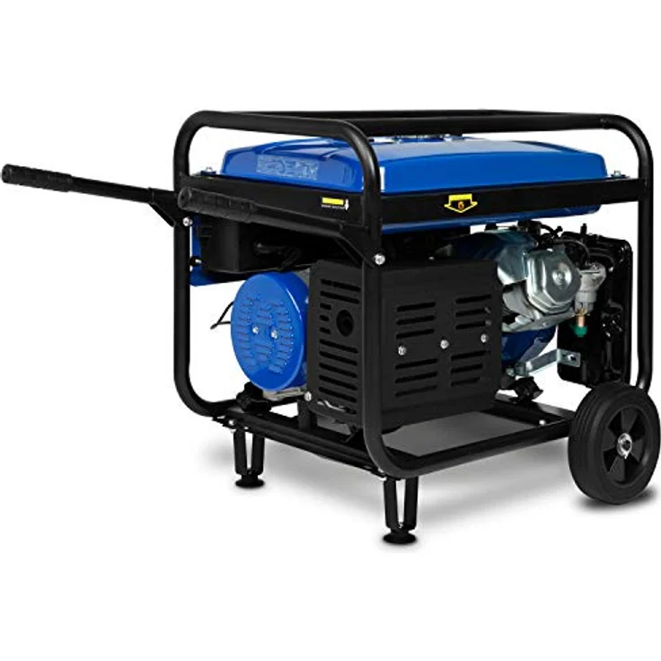 EBERTH 5500 W Stromerzeuger SM1-ER5500-3F, 13 PS 4-Takt Benzinmotor mit E-Start und 3-Phasen Anschluss – Bild 2