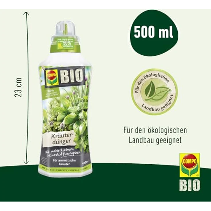 Compo BIO Kräuterdünger 500 ml – Bild 4
