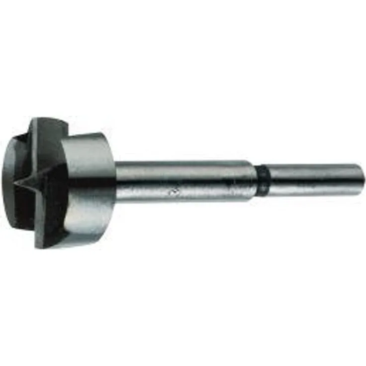 FORTIS Forstnerbohrer 20 mm, Maschinen-Forstnerbohrer mit Zentrierspitze, zylindrischer Schaft, rechtsschneidend, Gesamtlänge 90 mm