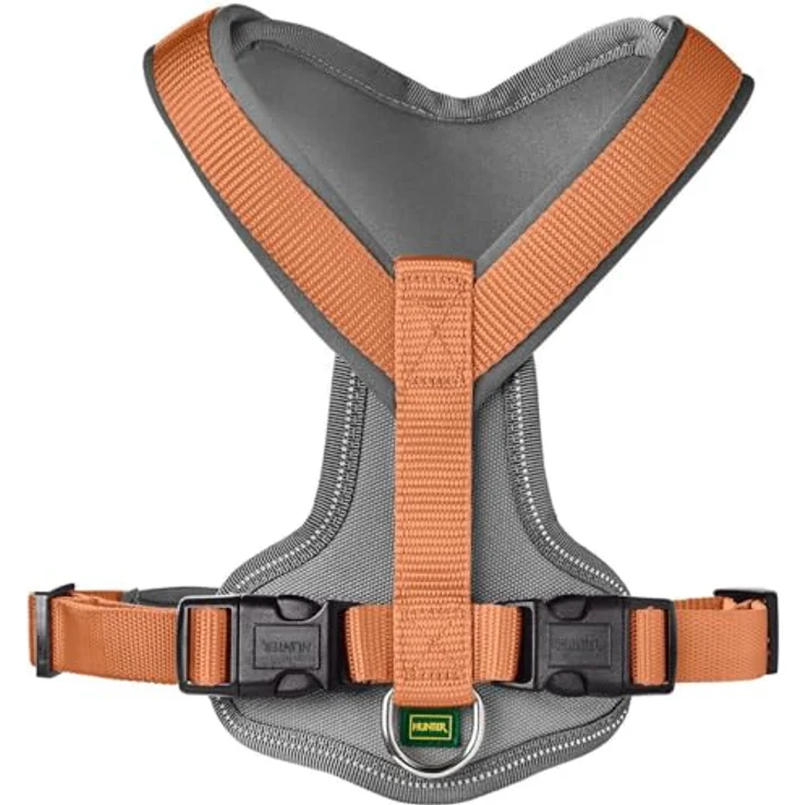 HUNTER Neopren-Geschirr, Strapazierfähiges Nylon mit Reflektierenden Nähten, Kupfer/Grau, Größe:M/1 – Bild 3