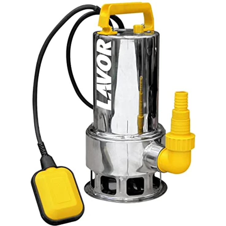 Lavor EDS-P 10500, Schmutzwasser-Tauchpumpe mit 10.500 l/h Fördermenge und 550-Watt-Motor, max. Förderhöhe 7 m – Bild 1