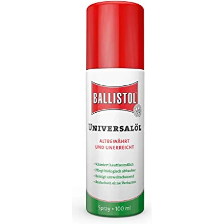 BALLISTOL Ballistol Spray, 100 ml, pflegend, schmierend, desinfizierend, rostschützend, lebensmittelecht, biologisch abbaubar