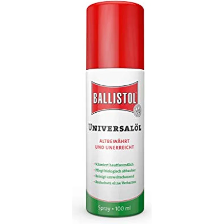 BALLISTOL Ballistol Spray, 100 ml, pflegend, schmierend, desinfizierend, rostschützend, lebensmittelecht, biologisch abbaubar