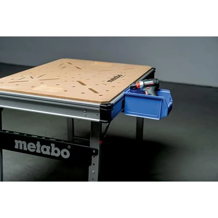 Metabo Multifunktionstisch mwb 100, mobile Werkbank mit höhenverstellbaren Standbeinen und robustem MDF-Tischplatte, transportabel – Bild 9