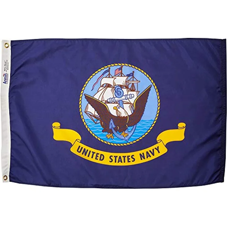 Annin 2 x 3 NYL-glo US Navy Flagge