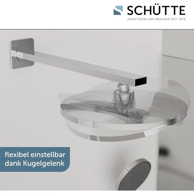 Schütte Kopfbrause CAPRI, Regendusche, Antikalk, Duschkopf – Bild 3