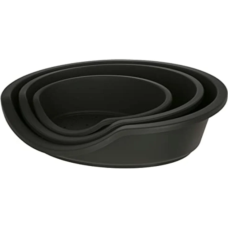 Kunststoffbett Dreamer, recycl., schwarz, 60x40x20cm, – Bild 2