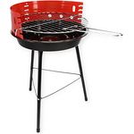 Holzkohlegrill Holzgrill rund Garten Balkon Camping Stand Grill Kohlegrill BBQ - Preisvergleich