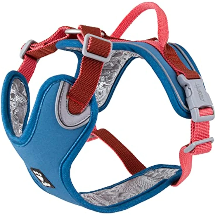 Hurtta Weekend Warrior ECO Warming Hundegescirr, wärmend, Brustgeschirr für kleine Hunde, Blaubeere Mix, 40-45 cm – Bild 1