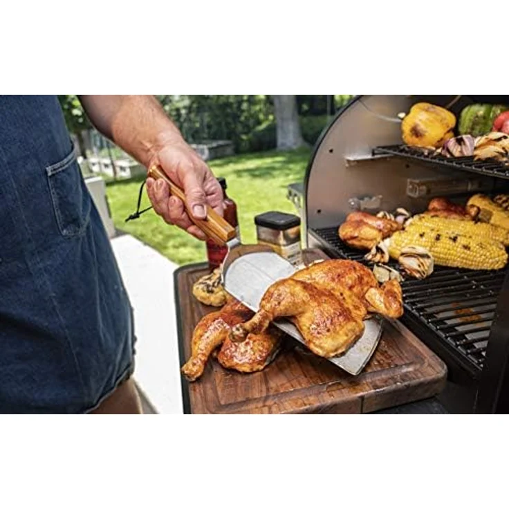 Traeger Grillwender Grillschaber, Edelstahl XXL – Bild 6