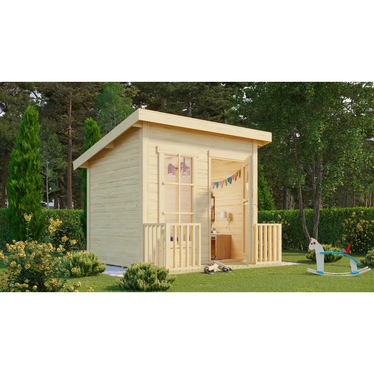 LASITA MAJA Gartenhaus Flipp, 19 mm, Fichte, 230 x 191 x 188 cm, natur