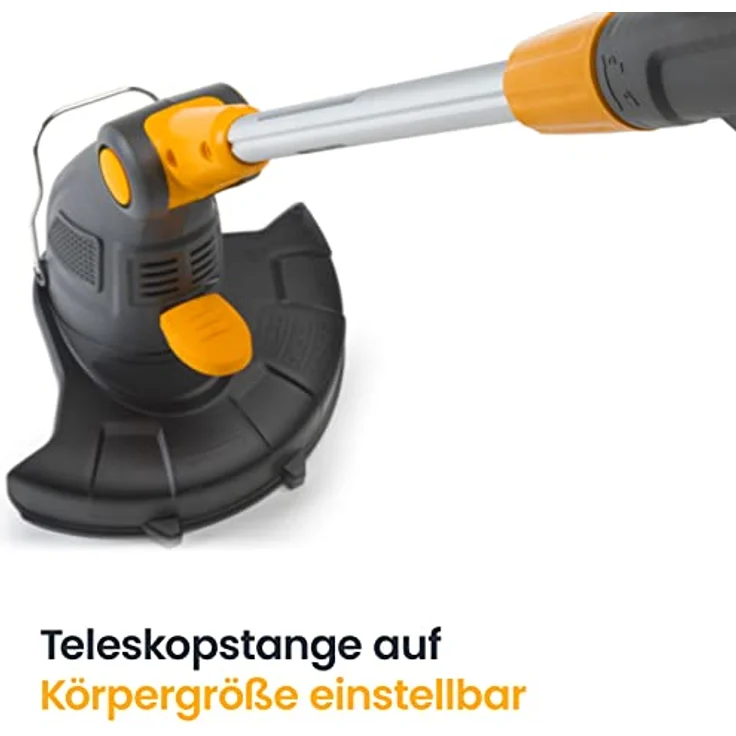 STIGA GARDEN Elektro-Rasentrimmer GT 106c, 30 cm Arbeitsbreite, teleskopischer Schaft, Tap&Go Doppelfaden, Aluminium-Schaft, ergonomisch, 600 Watt, Nylonfaden 1,5 mm – Bild 6