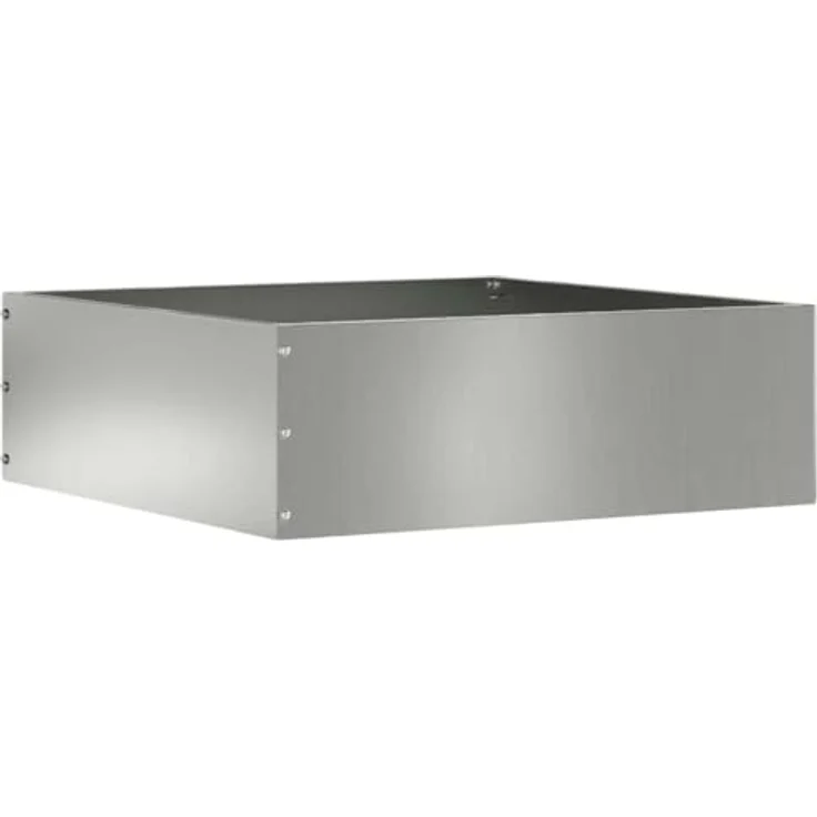 vidaXL Raseneinfassung Silber 40 x 40 x 13 cm, Verzinkter Stahl, Moderne Metallkante für Garten und Terrasse, Strapazierfähige DIY-Installation – Bild 1
