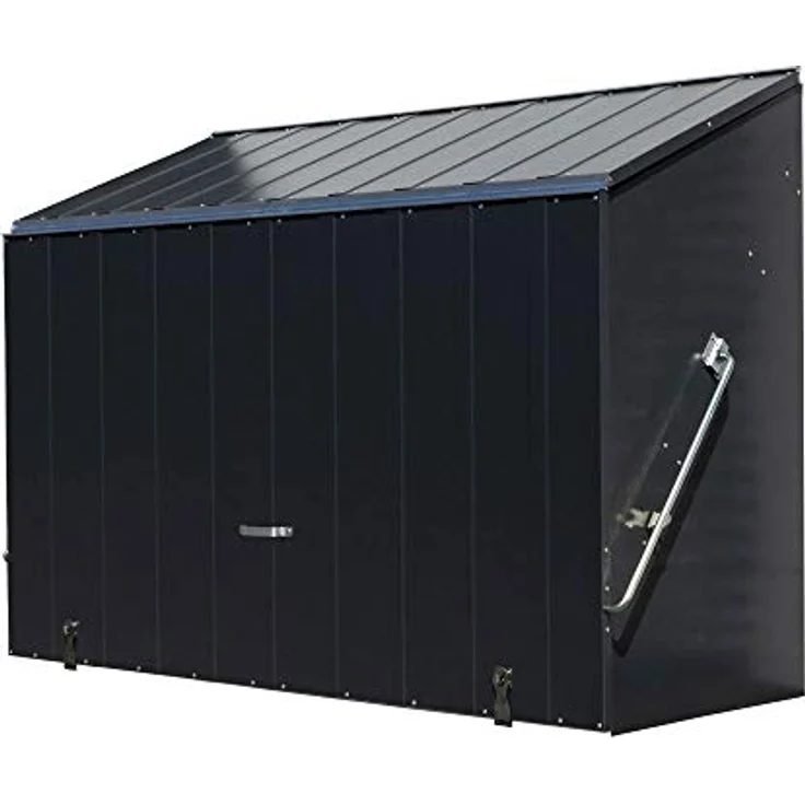 Trimetals Metall Gerätebox Fahrradgarage Sesame | Anthrazit | 76x185x139 cm – Bild 1