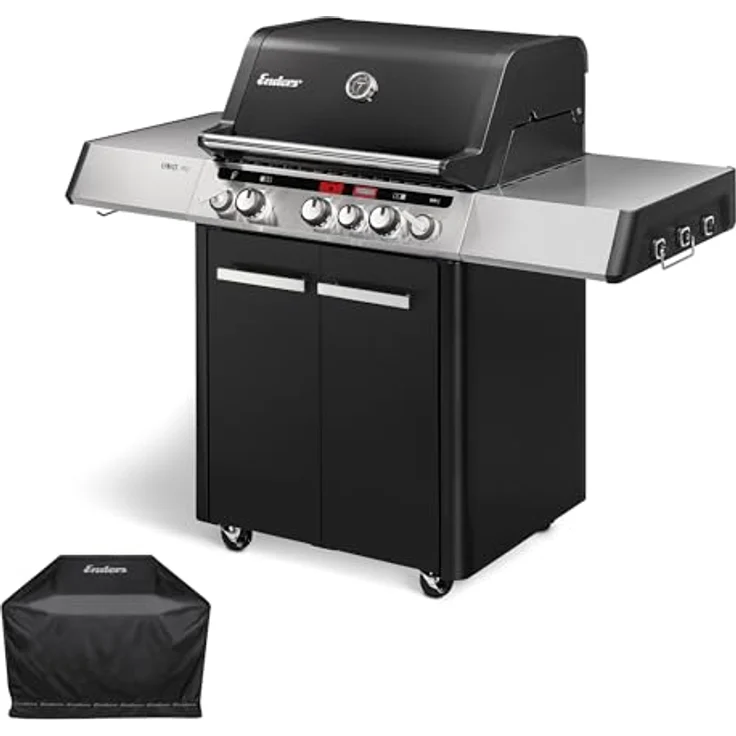 Enders Uniq Pro 3 I Cruster, Gasgrill mit Infrarot Back- und Topburner, Turbo Zone, Wetterschutzhülle – Bild 1