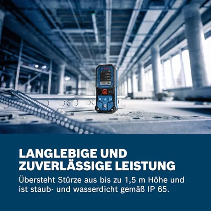 Bosch Professional GLM 40-31, Laser-Entfernungsmesser mit 40m Reichweite, robust und IP65-zertifiziert – Bild 6