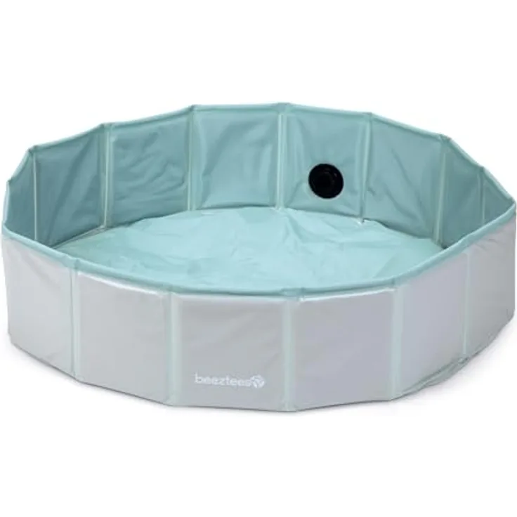 Beeztees Welpe Funchie Bällebad, Hundespielzeug, 80x80x20 cm, stundenlanger Spielspaß