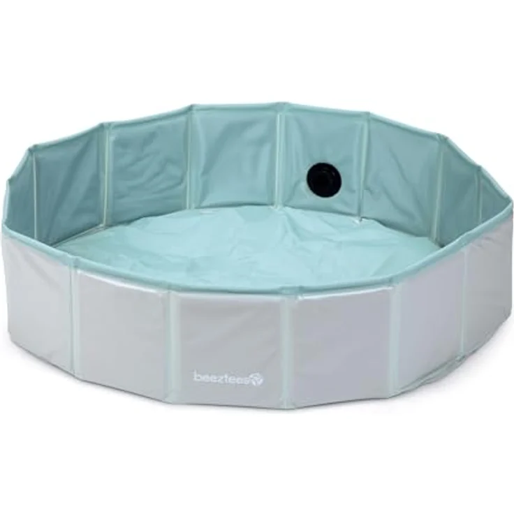 Beeztees Welpe Funchie Bällebad, Hundespielzeug, 80x80x20 cm, stundenlanger Spielspaß – Bild 1