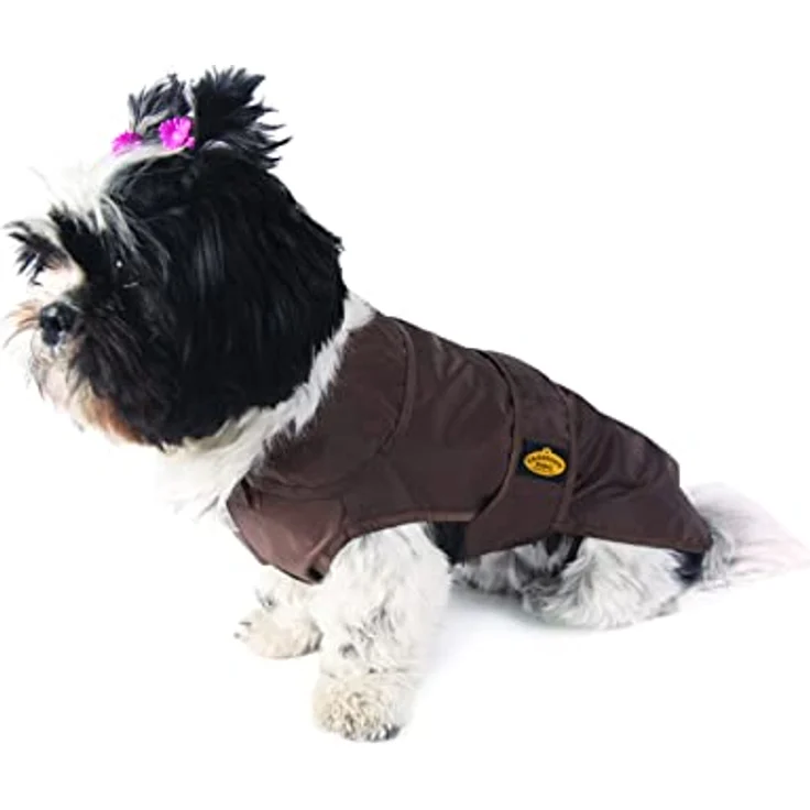 Fashion Dog Regenmantel für Hunde - Braun - 27 cm – Bild 1