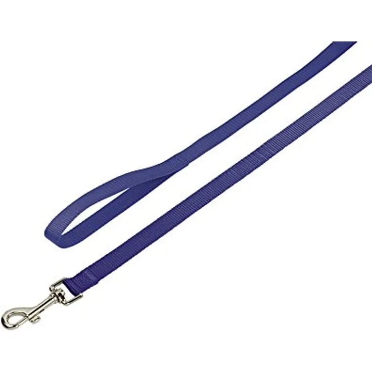 Nobby Leine Classic, Nylonleine, blau, 120 cm lang, 20 mm breit