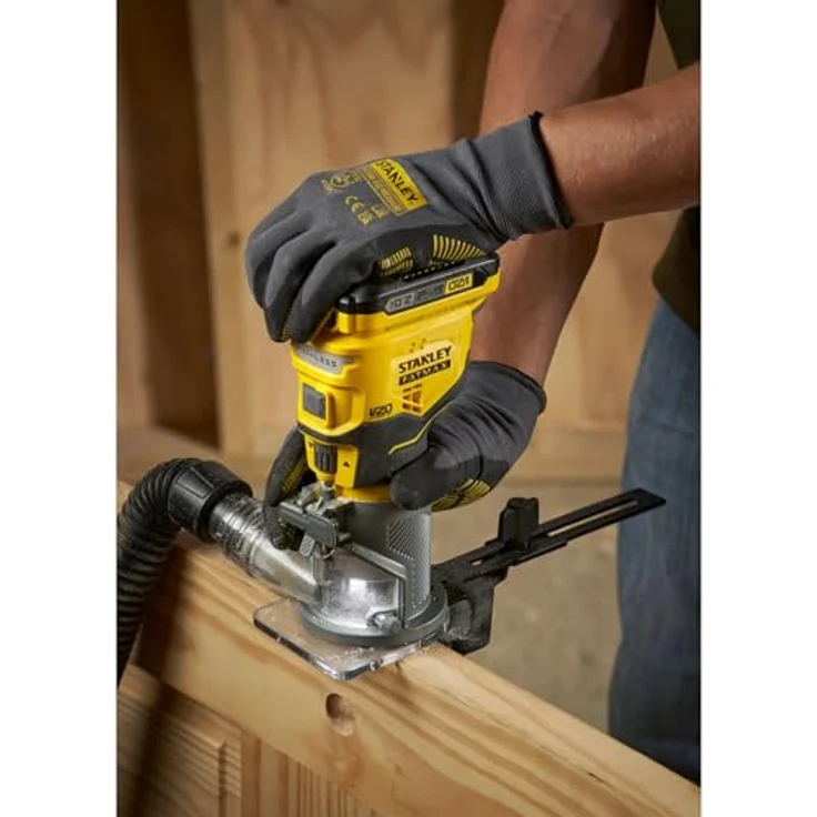 Stanley 18V Akku-Oberfräse SFMCW400B-XJ, bürstenloser Motor, 8 mm Spannzange, ohne Akku und Ladegerät – Bild 9
