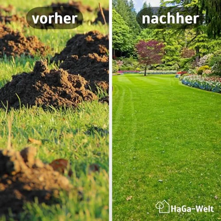 HaGa Maulwurfgitter 1,2m x 10m, tierfreundlicher Kunststoff Maulwurf Vertreiber mit UV-Schutz und hoher Stabilität – Bild 3