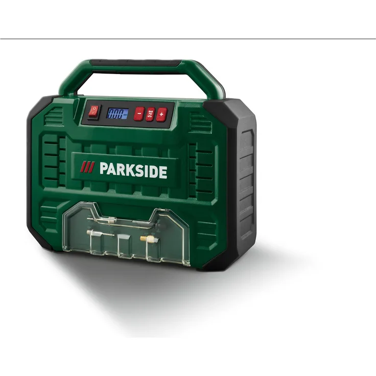 PARKSIDE® Kompressor mit digitaler Anzeige »PMK 150 A1«, tragbar, 12 V / 230 V