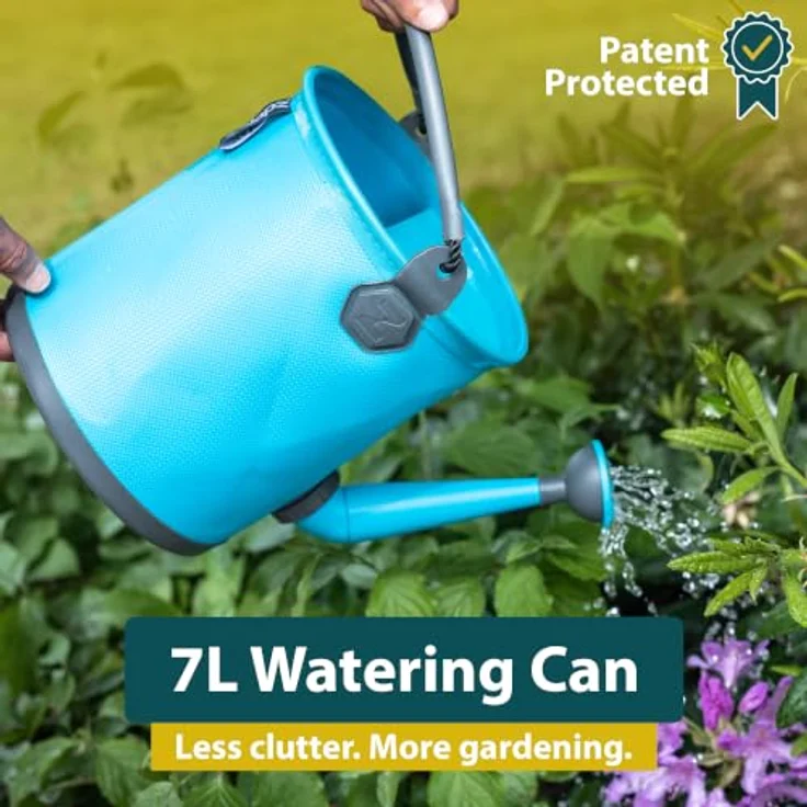 Colapz Faltbare Gießkanne 7L & Falteimer 9L, platzsparend und multifunktional für Camping & Garten – Bild 2